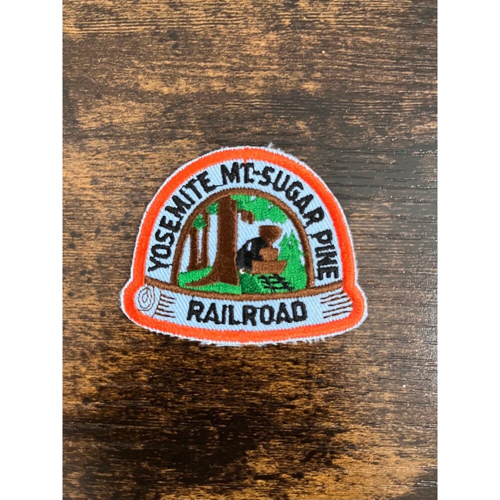 Yosemite Mountain Sugar Pine Railroad Patch Embroidered Souvenir NEW
